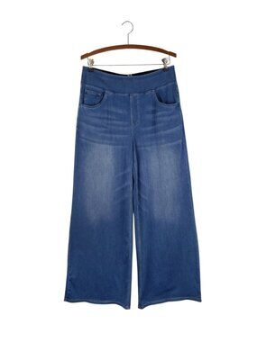 Halara Flex High Waisted Pockets Baggy Wide Leg Washed Casual Jeans Womens Large